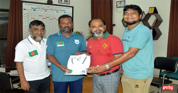 অনূর্ধ্ব-২০ চ্যাম্পিয়ন দলকে সংবর্ধনা দিলেন নিট কনসার্ন গ্রুপ