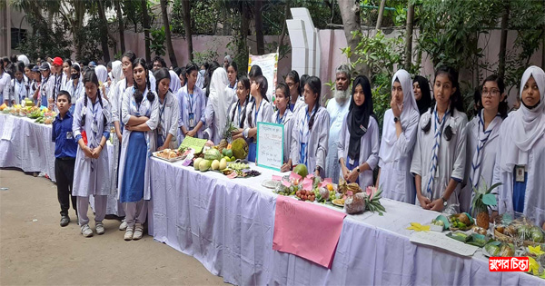 বিদ্যানিকেতন হাই স্কুলে&nbsp;দেশীয় ফলের উৎসব