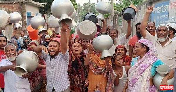 অচিরেই না.গঞ্জবাসীর পানির সমস্যার সমাধান হচ্ছে