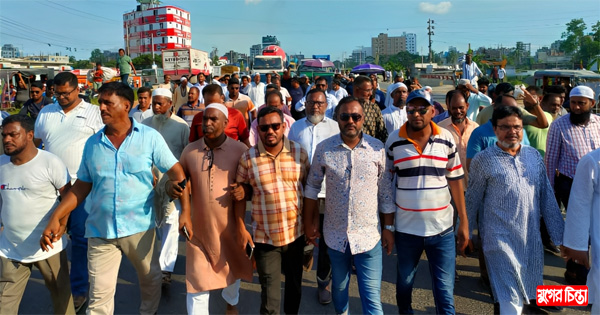 জেলা বিএনপির শোক র&zwnj;্যালীতে তারারো পৌর বিএনপির অংশগ্রহণ