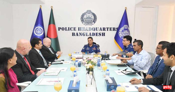 মার্কিন দূতাবাসের প্রতিনিধিদলের সঙ্গে আইজিপির সাক্ষাৎ