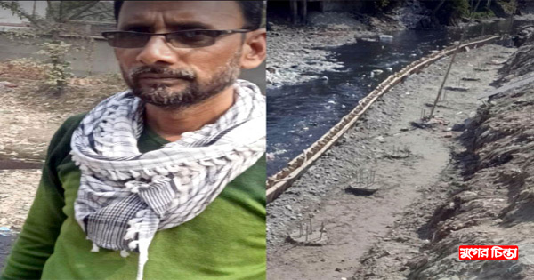 এগিয়ে চলছে কবির দেওয়ানের খাল দখল করে মার্কেট তৈরির কাজ