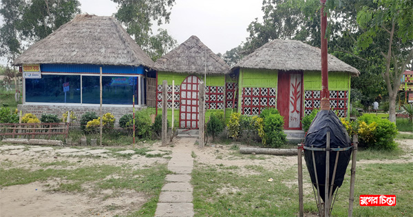 রিসোর্টের নামে মেঘনা নদীর চর দখল