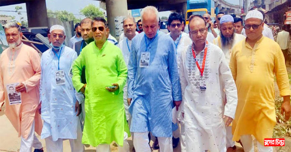 গাসিক নির্বাচনে নৌকার পক্ষে গণসংযোগ