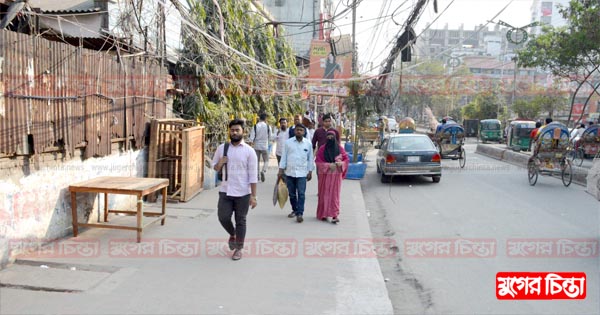 ফুটপাত দখলমুক্ত রাখাই চ্যালেঞ্জ