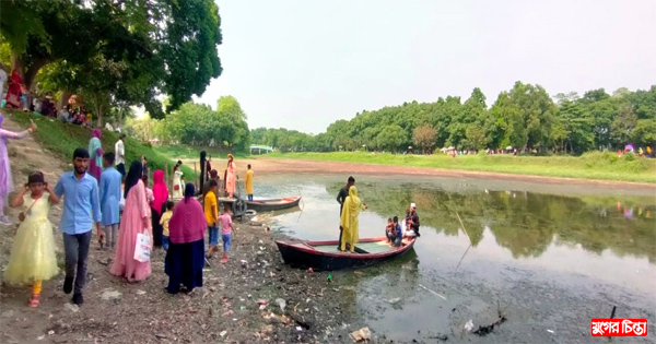 সোনারগাঁ লোক ও কারুশিল্প &nbsp;ফাউন্ডেশনের লেক পানি শূণ্য