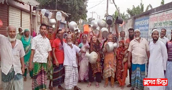 বন্দরের নাসিক এলাকায় পানির জন্য হাহাকার