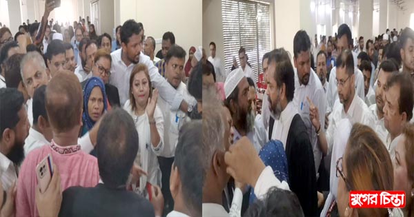 মোহসীন-সুইটির আগ্রাসী ভূমিকায় বিএনপি&rsquo;র অনুষ্ঠান পণ্ড