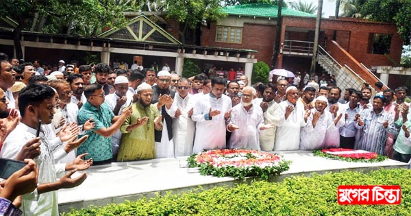 বঙ্গবন্ধুর সমাধিতে এরফান হোসেন দীপের শ্রদ্ধা নিবেদন