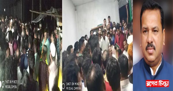 ড্রেজার নিয়ে বাকবিতন্ডায় এলাকাবাসীর রোষানলে এমপি বাবু
