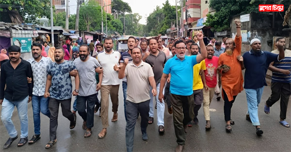 মন্তু-সজলের নেতৃত্বে মহানগর যুবদলের তাৎক্ষণিক বিক্ষোভ মিছিল