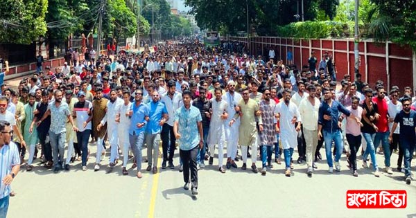 অয়ন ওসমানের পক্ষে ঢাকার রাজপথ কাঁপালেন আহম্মেদ কাউসার