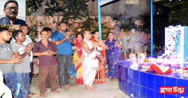 খোকন সাহার সুস্থ্যতা কামনায় পল এর উদ্যোগে মন্দিরে প্রার্থনা