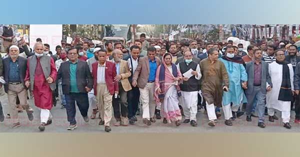 শহরে আইভীর পক্ষে জেলা আওয়ামী লীগের প্রচারণা