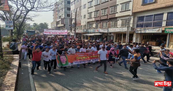 সাহেদ বাবু`র নেতৃত্বে মহানগর বিএনপির সমাবেশে ছাত্রদলের শোডাউন