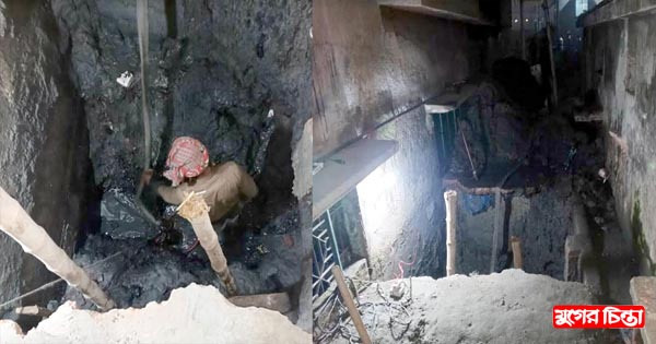 কুতুবপুরে রাস্তা কেটে প্রকাশ্যে চলছে অবৈধ গ্যাস সংযোগ