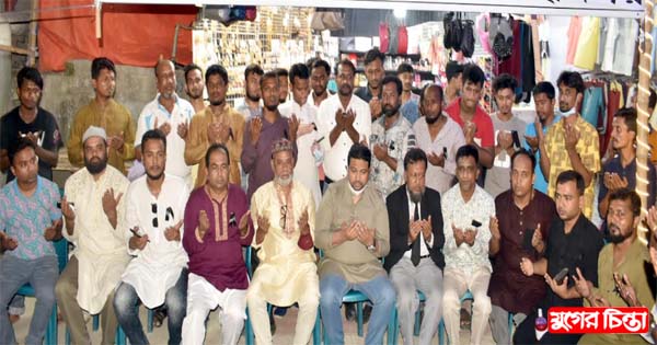 বিএনপির পার্টি অফিসের সামনে জিয়াউর রহমানের শাহাদাতবার্ষিকী পালন