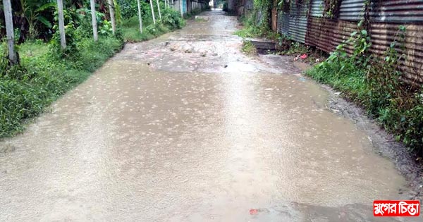 আড়াইহাজারে এক বছরেও হয়নি রাস্তা সংস্কার, ভোগান্তিতে হাজারো মানুষ