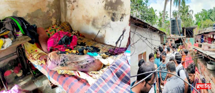 গ্যাসলাইন লিকেজে একই পরিবারের দগ্ধ ৪
