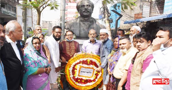 ঐতিহাসিক ৭ মার্চ দিবসে জেলা শ্রমিক লীগের পক্ষ থেকে শ্রদ্ধা নিবেদন
