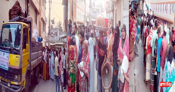 নাসিক ২১নং ওয়ার্ডে টিসিবি পণ্য বিতরণে চরম অনিয়ম