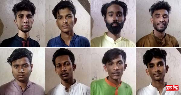 ফতুল্লায় কিশোর গ্যাং লিডার ইভনসহ গ্রেফতার ৮