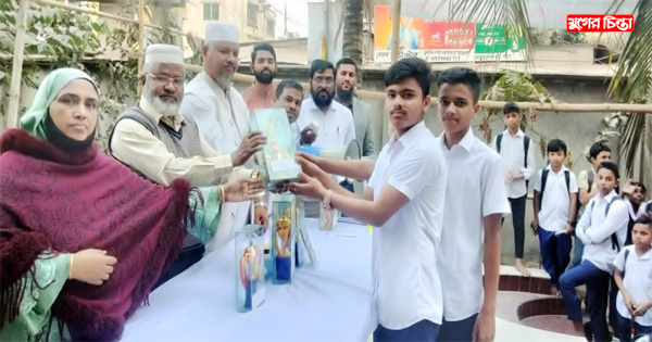 মুসলিমনগর কেএম উচ্চ বিদ্যালয়ে আন্তঃব্যাডমিন্টন টুর্নামেন্টের ফাইন