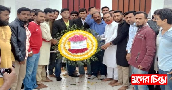 আড়াইহাজারে হাবু ও জহিরের নেতৃত্বে ভাষাশহীদদের প্রতি শ্রদ্ধাঞ্জলী