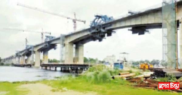 চাঁদার দাবিতে শীতলক্ষা সেতুর কাজ বন্ধের হুমকি, থানায় অভিযোগ