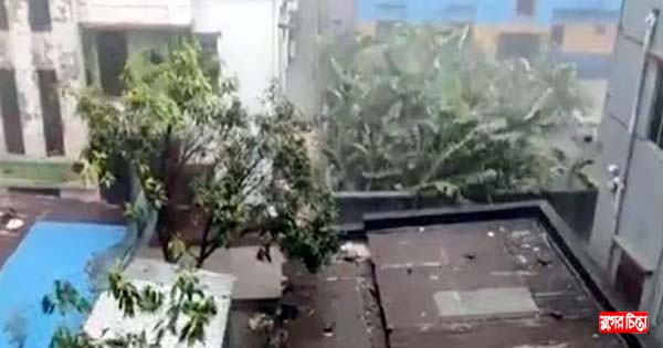মাঝারি ঝড়ে স্বস্তি নগরবাসীর,অস্বস্তিতে ইফতার বিক্রেতারা