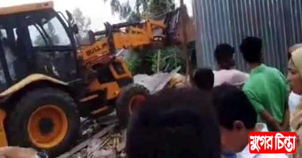 বারদিতে শতাধিক অবৈধ স্থাপনা উচ্ছেদ