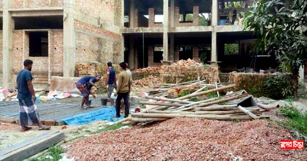 সোনারগাঁয়ে নিম্নমানের সামগ্রী দিয়ে ভবন নির্মাণের অভিযোগ যুবলীগ সভ