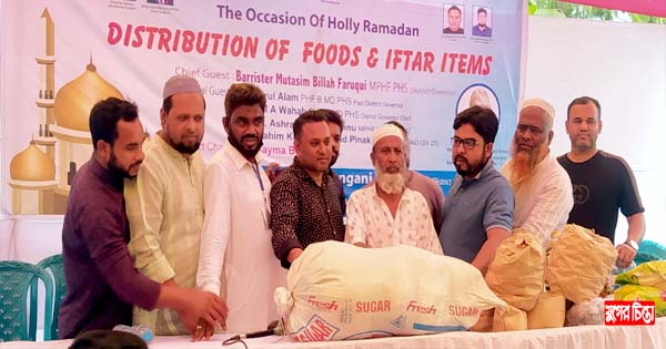 বক্তাবলীতে জিকুর উদ্যোগে খাদ্যসামগ্রী বিতরণ