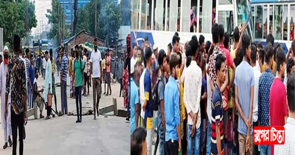 সিদ্ধিরগঞ্জে অটোরিক্সা চলাচলে বাধা দেয়ার প্রতিবাদে চালকদের রাস্তা