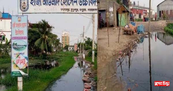 কুতুবপুরে পানি আটকে কালভার্ট নির্মাণ, জলাবদ্ধতার সৃষ্টি