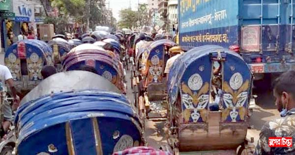 যানজটের পুরনো চেহারায় ফিরছে শহর