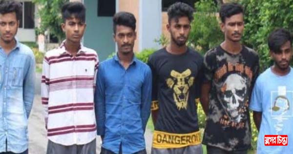 সোনারগাঁয়ে দেশীয় অস্ত্র ও ককটেলসহ ৬ ডাকাত আটক