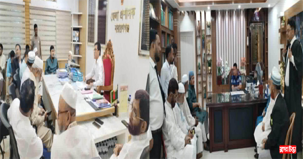 ডিসি-এসপি সাথে জেলা ও মহানগর জামায়াত নেতাদের সাক্ষাৎ