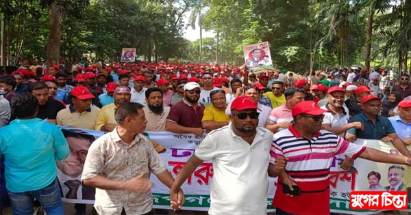 তারুণ্যের সমাবেশে প্রিন্সের নেতৃত্বে&nbsp;রূপগঞ্জ যুবদলের বিশাল শোডাউন