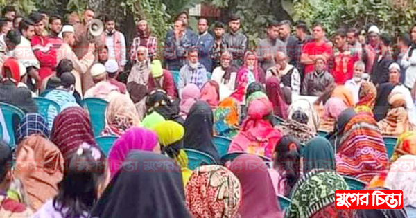 কুমুদিনীবাগানবাসীর সাথে কাউন্সিলর প্রার্থী রবিউল হোসেনের মতবিনিময়