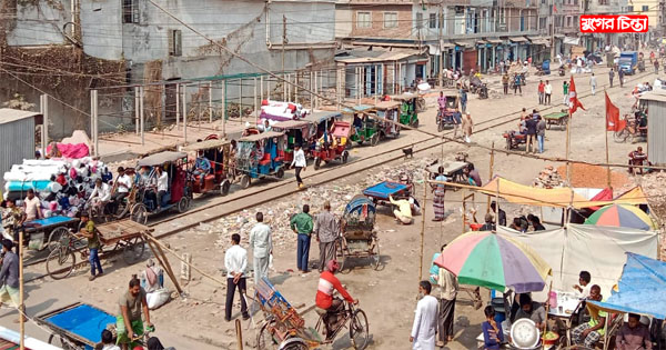 নন্দীপাড়া থেকে গলাচিপা পর্যন্ত রেললাইনের পাশ দিয়ে সড়ক নির্মাণের