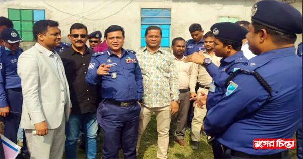 ডিওএইচএস না&rsquo;গঞ্জ প্রকল্প পরিদর্শনে&nbsp;অতিরিক্ত ডিআইজি খালেদ