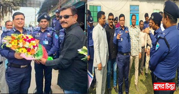 ডি, ও, এইচ, এস না.গঞ্জ প্রকল্প পরিদর্শনে অতিরিক্ত ডিআইজি খালেদ