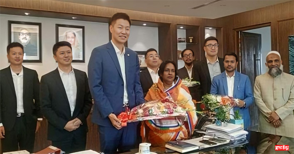&lsquo;ইলেকট্রিক ট্রেন&rsquo; স্থাপনে কোরিয়ান সংস্থার সাথে মেয়র আইভীর বৈঠক