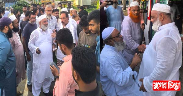 মুছাপুরে চেয়ারম্যান প্রার্থী আলী হোসেনের ব্যাপক গণসংযোগ