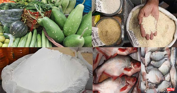 ভরা মৌসুমে চড়া সবজি-চালের দাম