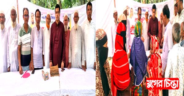 জামপুর ইউনিয়নের অসহায় দুস্থ জনসাধারণের মাঝে দীপের নগদ অর্থ প্রদান