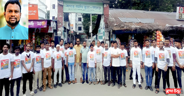 এসএসসি পরীক্ষার শেষ দিনেও ট্রাফিকের ভুমিকায় খান মাসুদের কর্মীরা