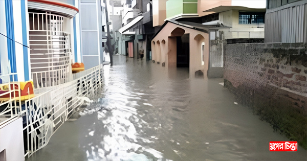 ফতুল্লায় ভয়াবহ জলাবদ্ধতার আশঙ্কা