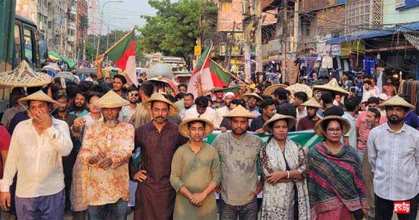 নিবন্ধন পাওয়ায় শহরে গণসংহতির আনন্দ মিছিল